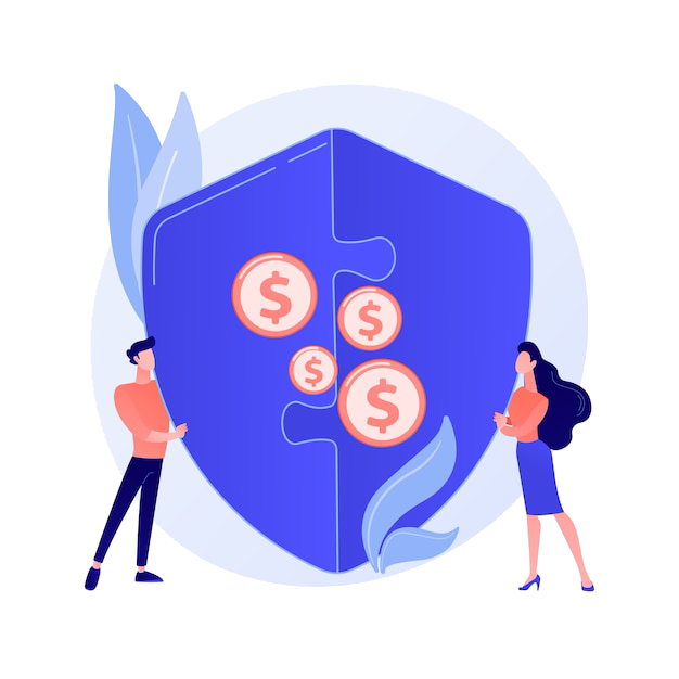 Data privacy and security illustration